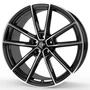R3 Wheels R3H04 schwarz glänzend poliert