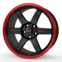 Borbet DB8GT2 black matt rim red