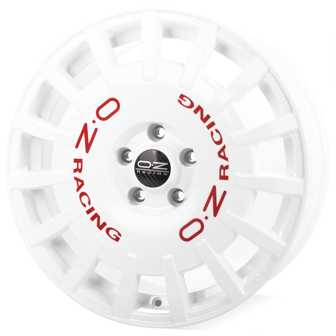 OZ Rally Racing Race White + Red Lettering