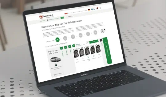 In-house developed wheel advisor